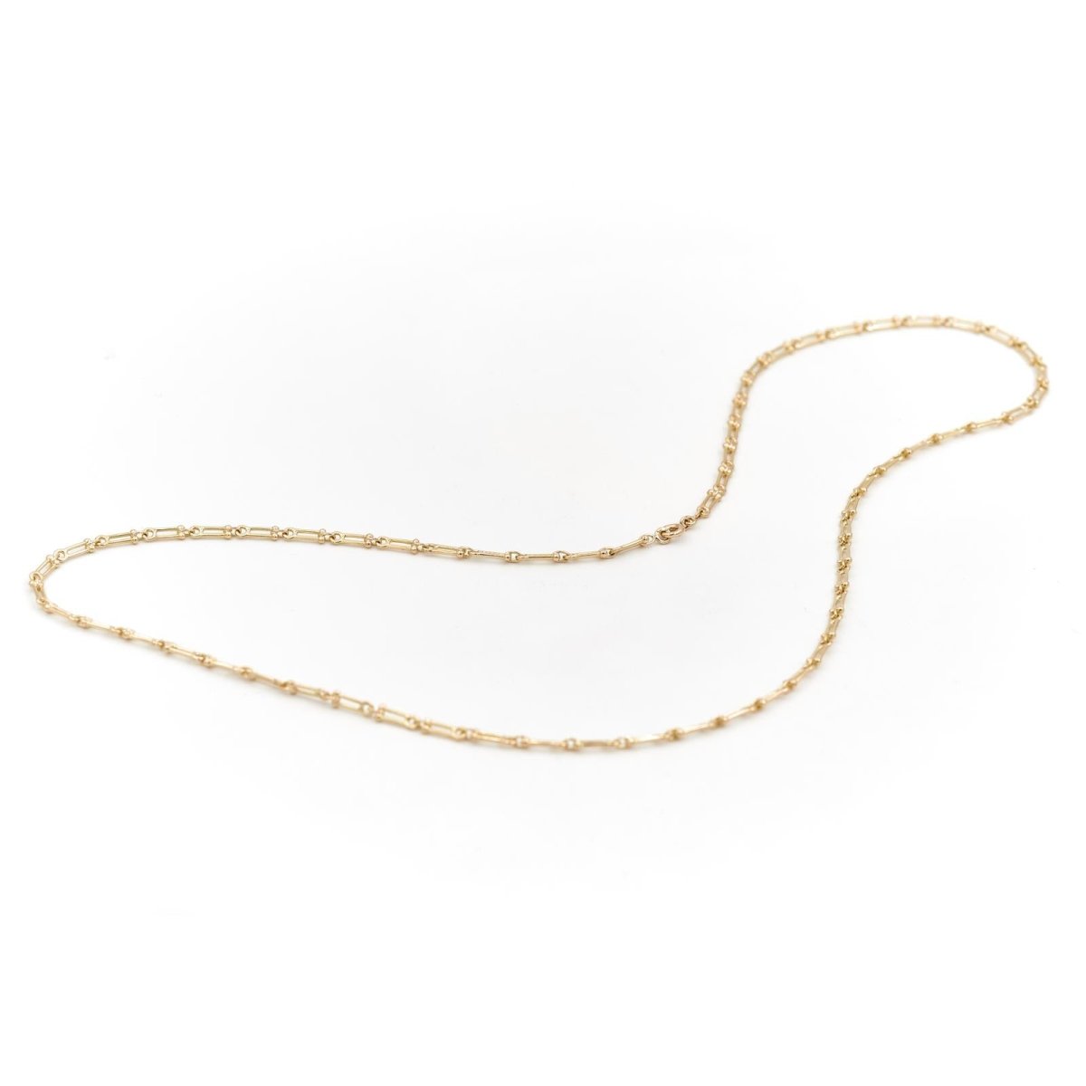 Collier Chaîne maille fantaisie en or jaune - Castafiore