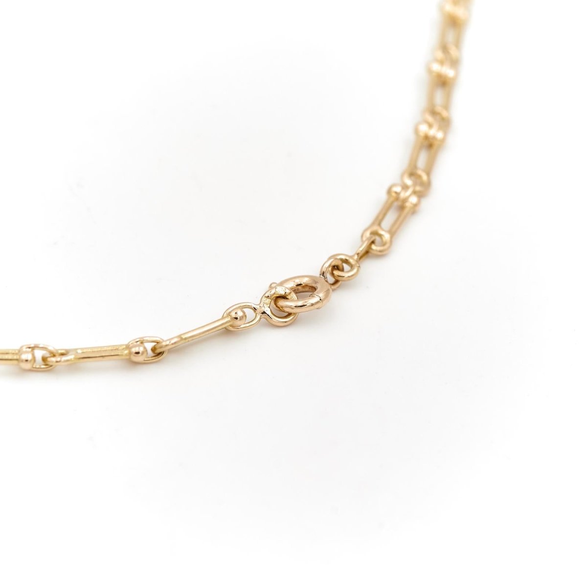 Collier Chaîne maille fantaisie en or jaune - Castafiore