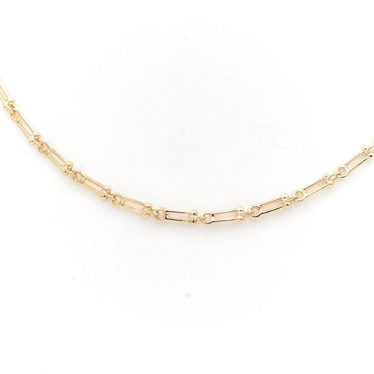 Collier Chaîne maille fantaisie en or jaune - Castafiore