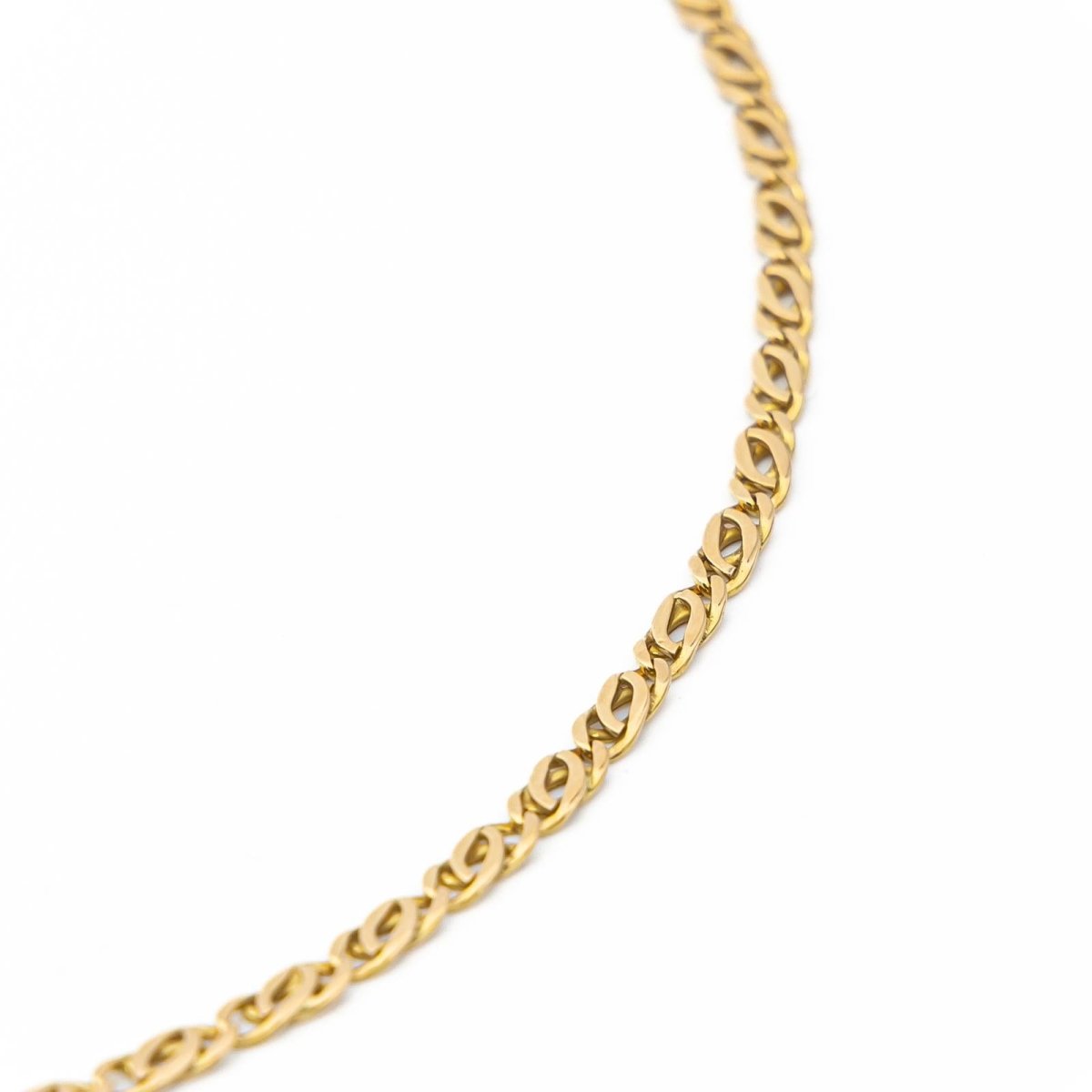 Collier Chaîne maille fantaisie en or jaune - Castafiore