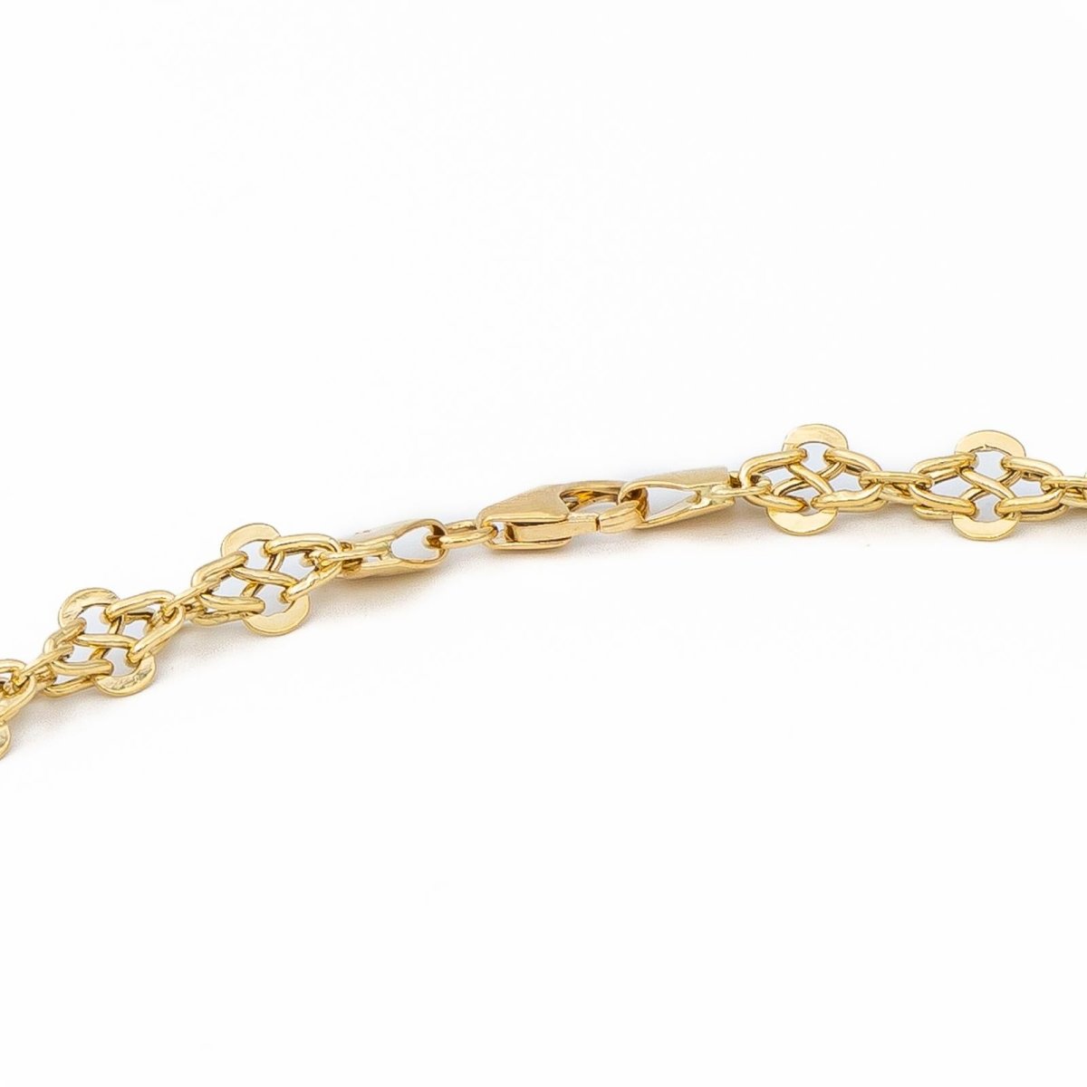 Collier Chaîne maille fantaisie en or jaune - Castafiore