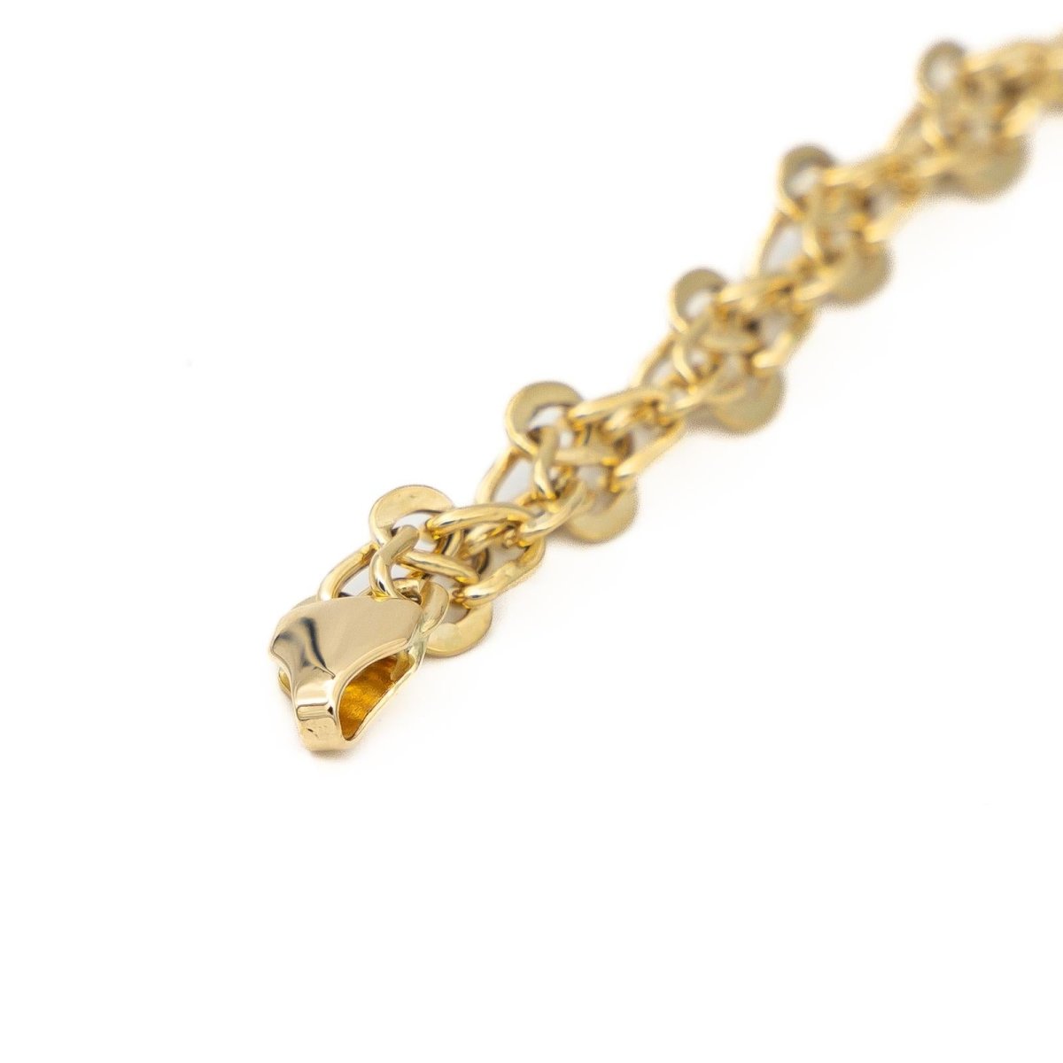 Collier Chaîne maille fantaisie en or jaune - Castafiore