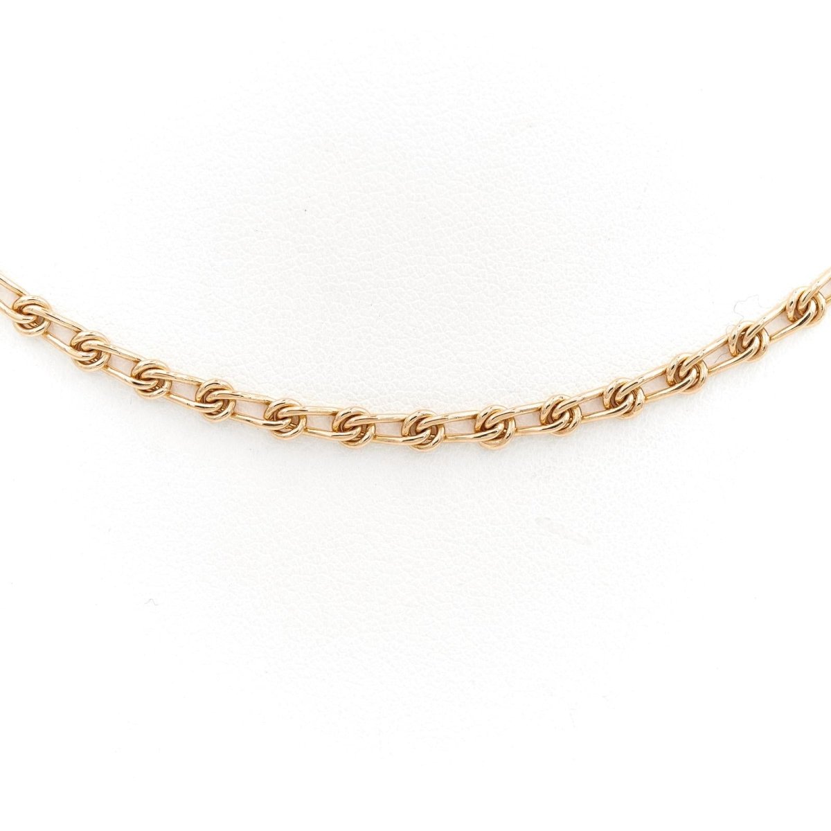 Collier Chaîne maille fantaisie en or jaune - Castafiore