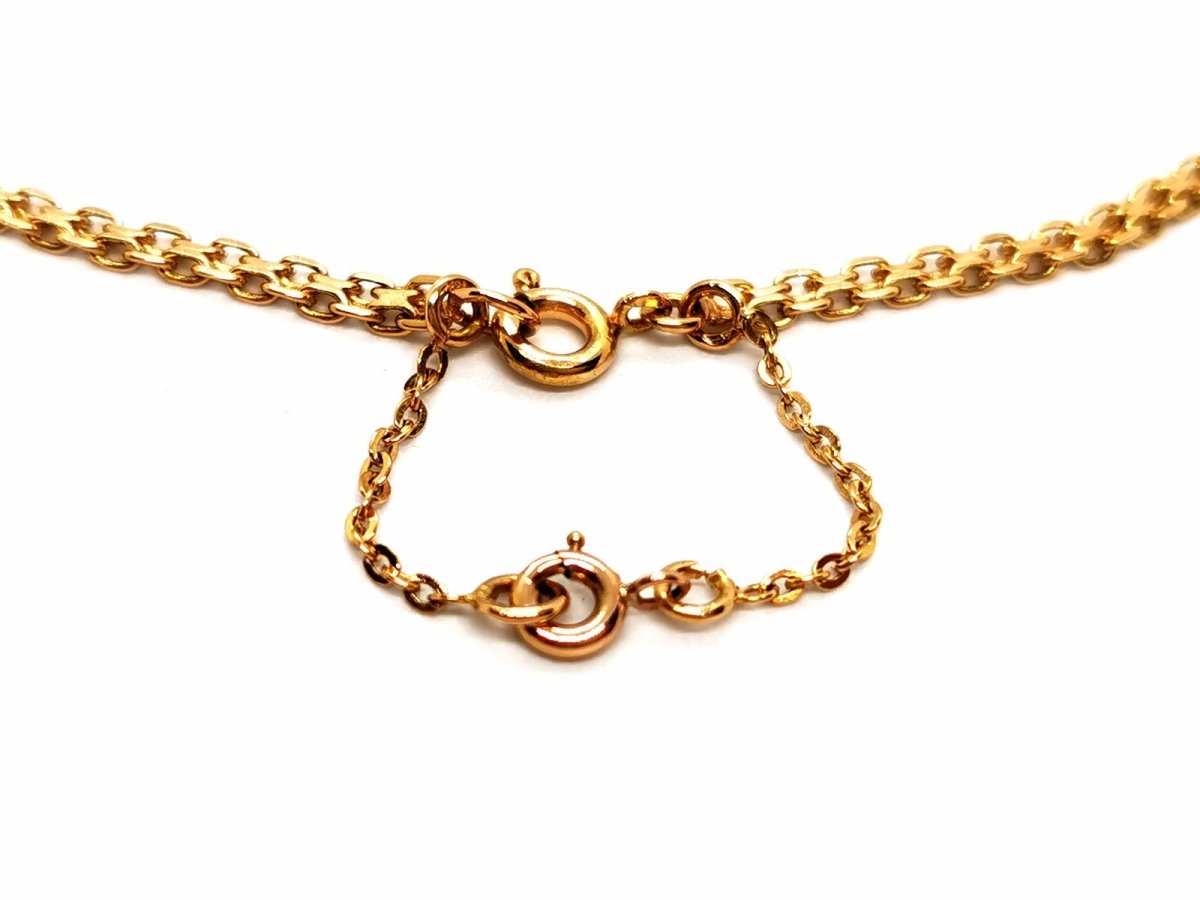 Collier Chaîne maille fantaisie en or jaune - Castafiore