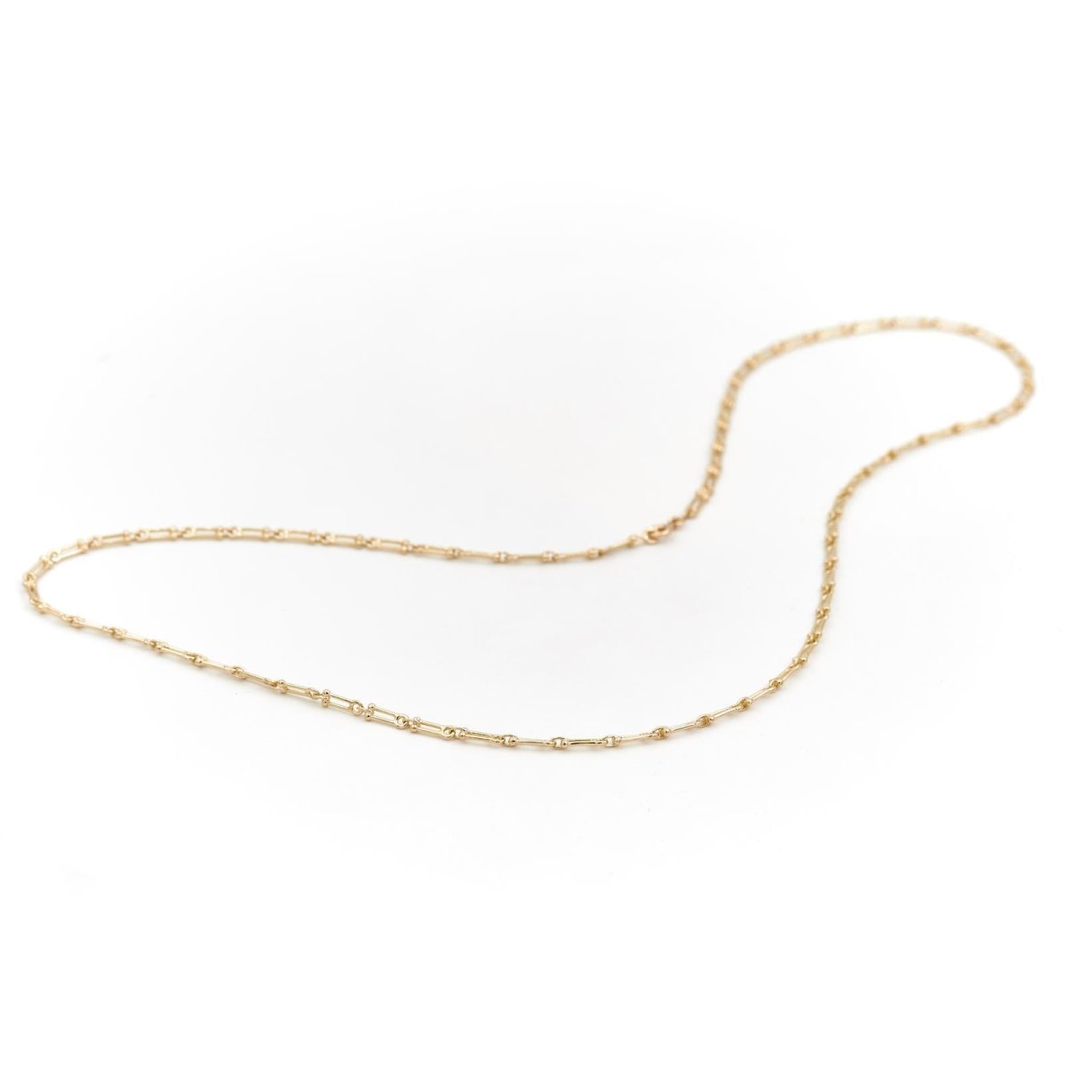 Collier Chaîne maille fantaisie en or jaune - Castafiore