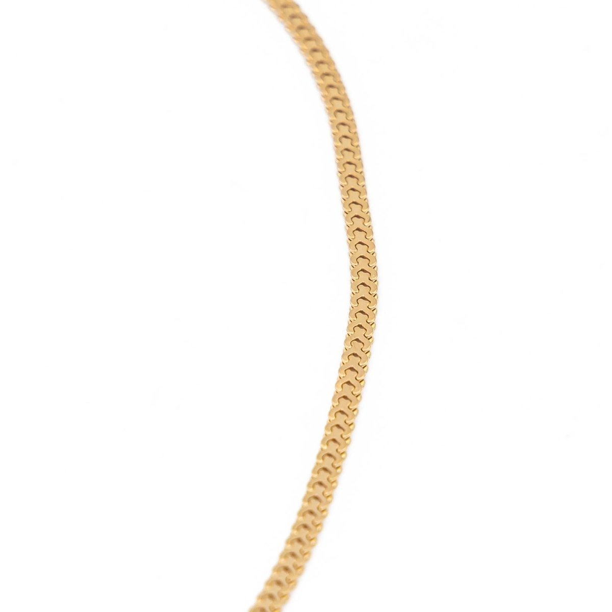 Collier Chaîne maille fantaisie en or jaune - Castafiore