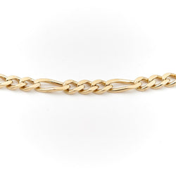 Collier Chaîne maille figaro en or jaune - Castafiore