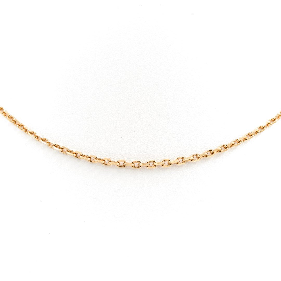 Collier Chaîne maille forçat en or jaune - Castafiore