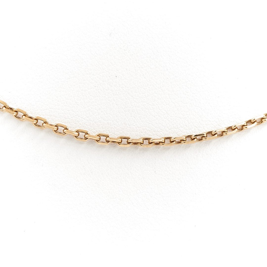 Collier Chaîne maille forçat en or jaune - Castafiore