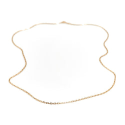 Collier Chaîne maille forçat en or jaune - Castafiore