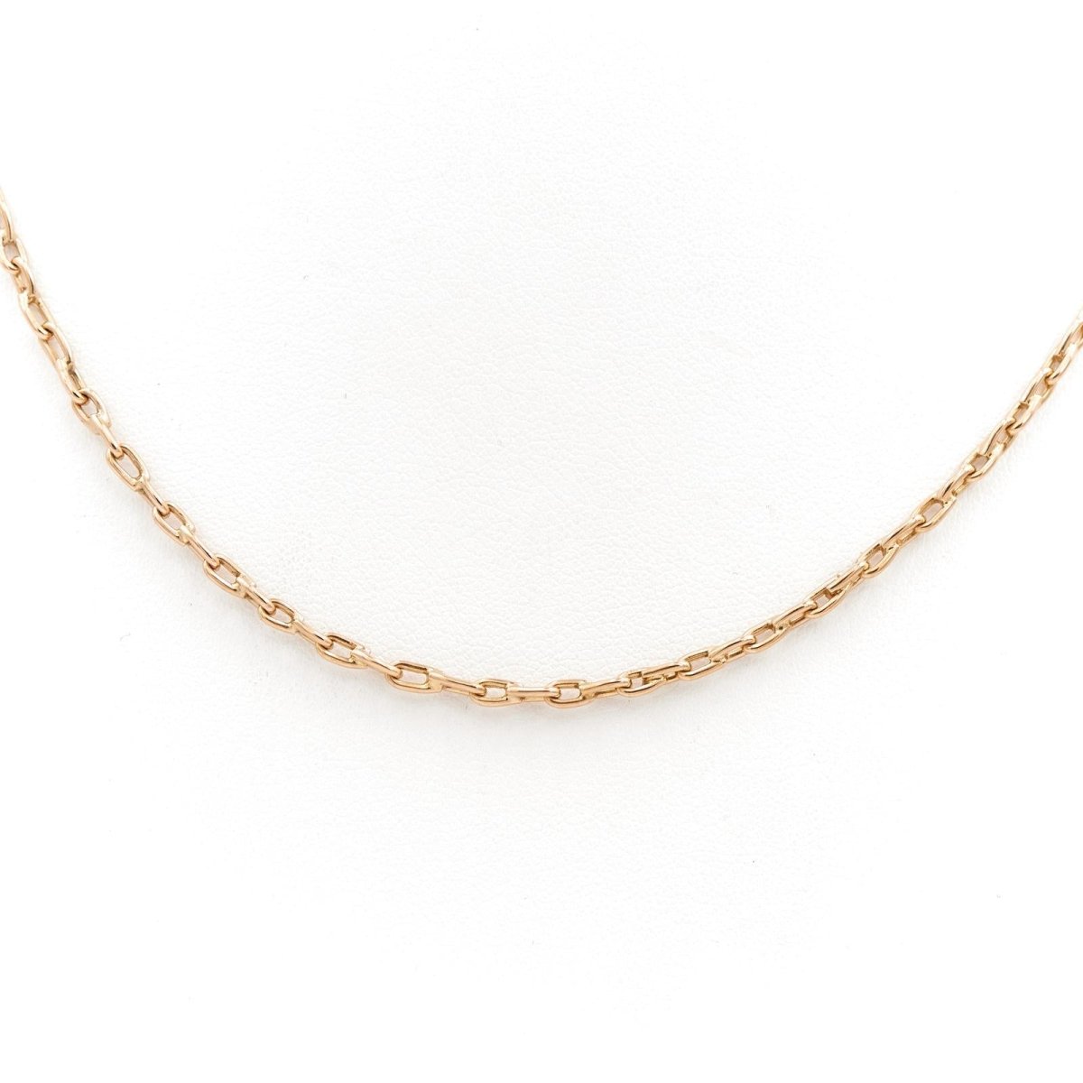 Collier Chaîne maille forçat en or jaune - Castafiore