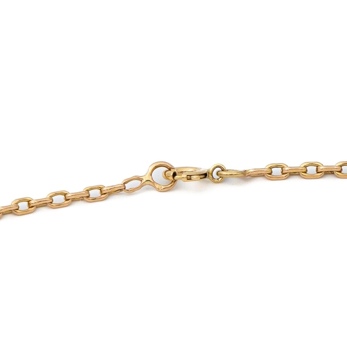 Collier Chaîne maille forçat en or jaune - Castafiore