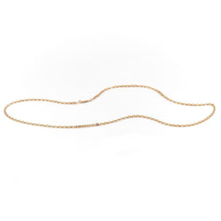 Collier Chaîne maille forçat en or jaune - Castafiore