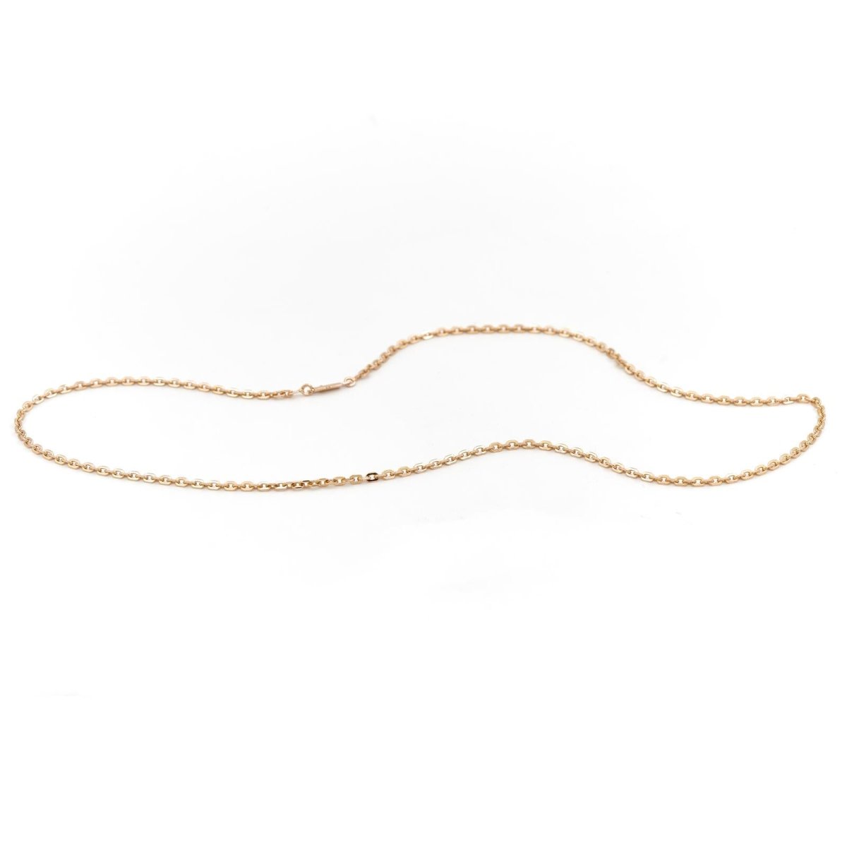 Collier Chaîne maille forçat en or jaune - Castafiore