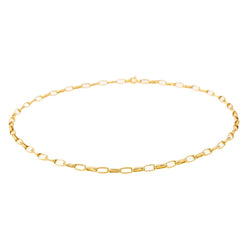 Collier Chaîne maille forçat en or jaune - Castafiore