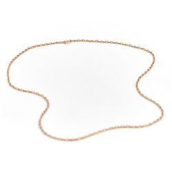 Collier Chaîne maille forçat en or jaune - Castafiore