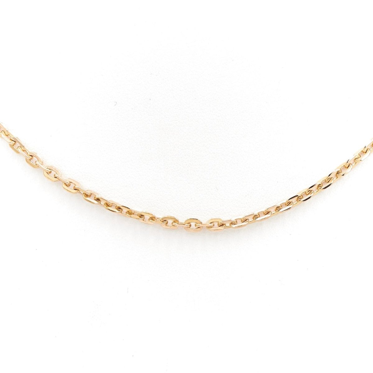 Collier Chaîne maille forçat en or jaune - Castafiore