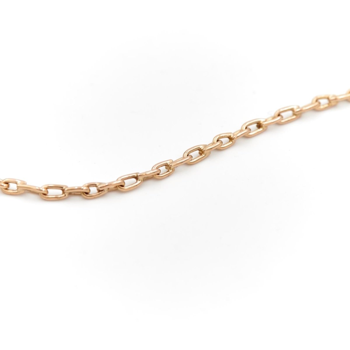 Collier Chaîne maille forçat en or jaune - Castafiore