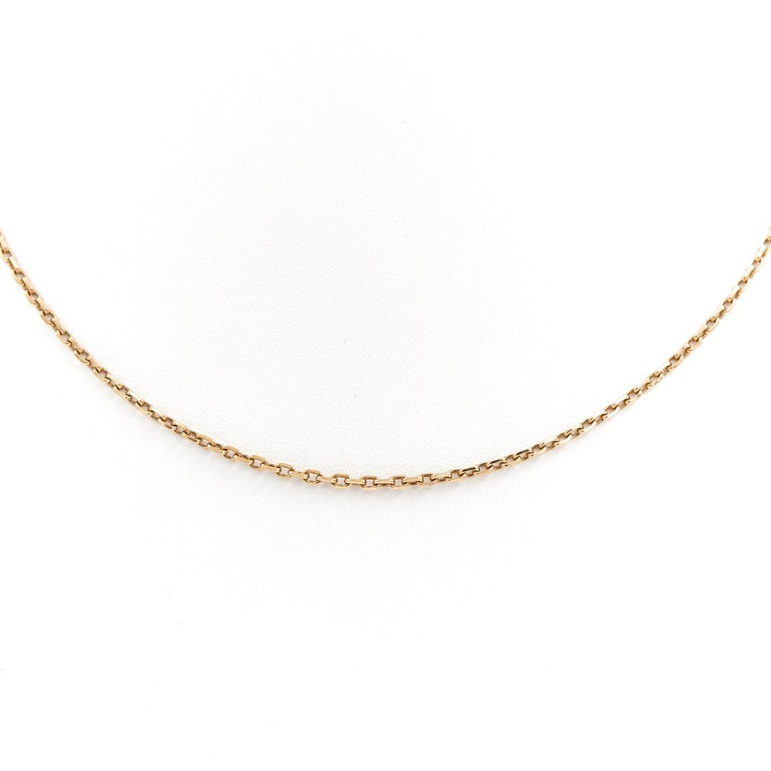 Collier Chaîne maille forçat en or jaune - Castafiore