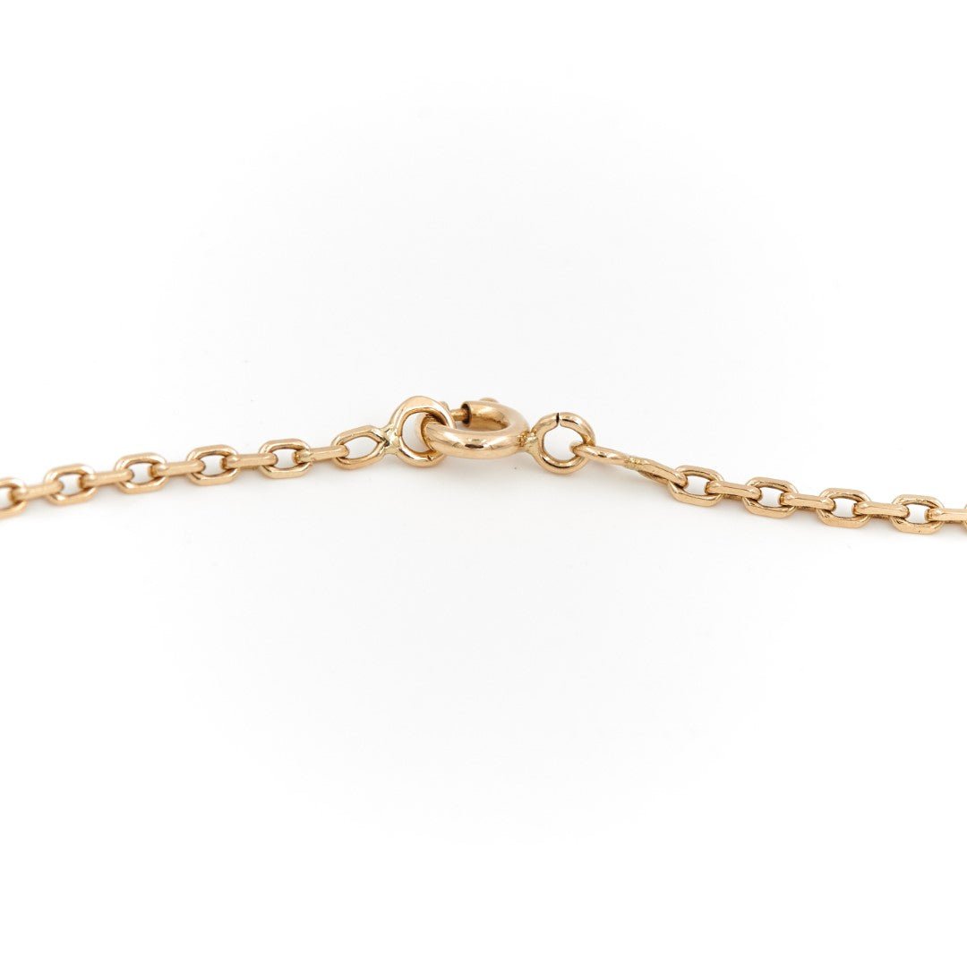 Collier Chaîne maille forçat en or jaune - Castafiore