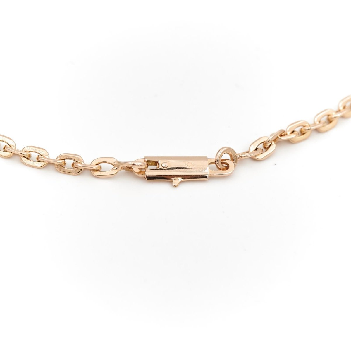 Collier Chaîne maille forçat en or jaune - Castafiore