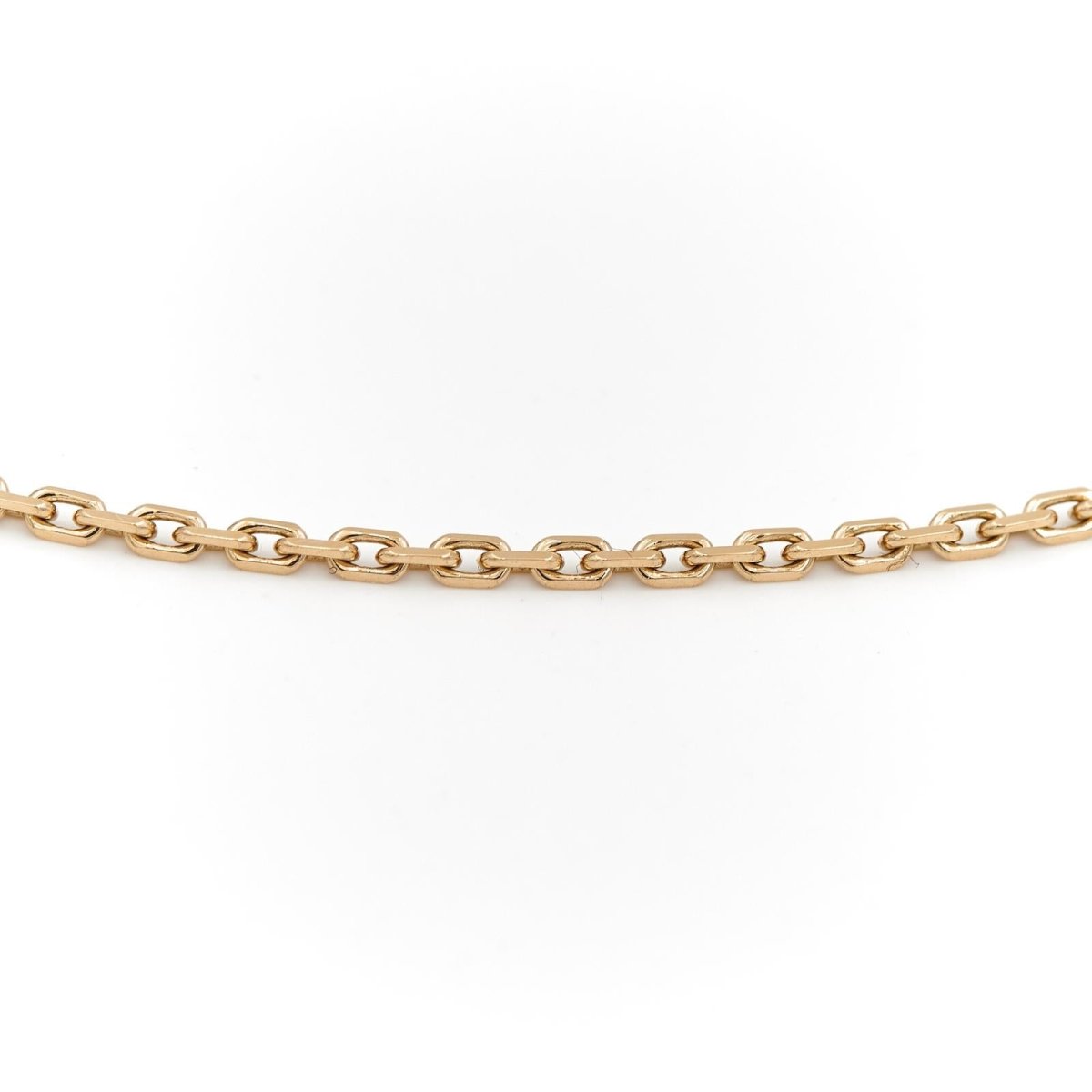 Collier Chaîne maille forçat en or jaune