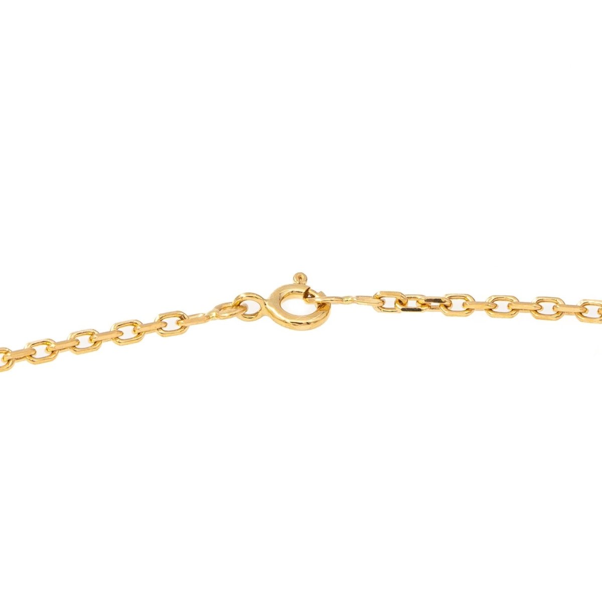 Collier Chaîne maille forçat en or jaune - Castafiore