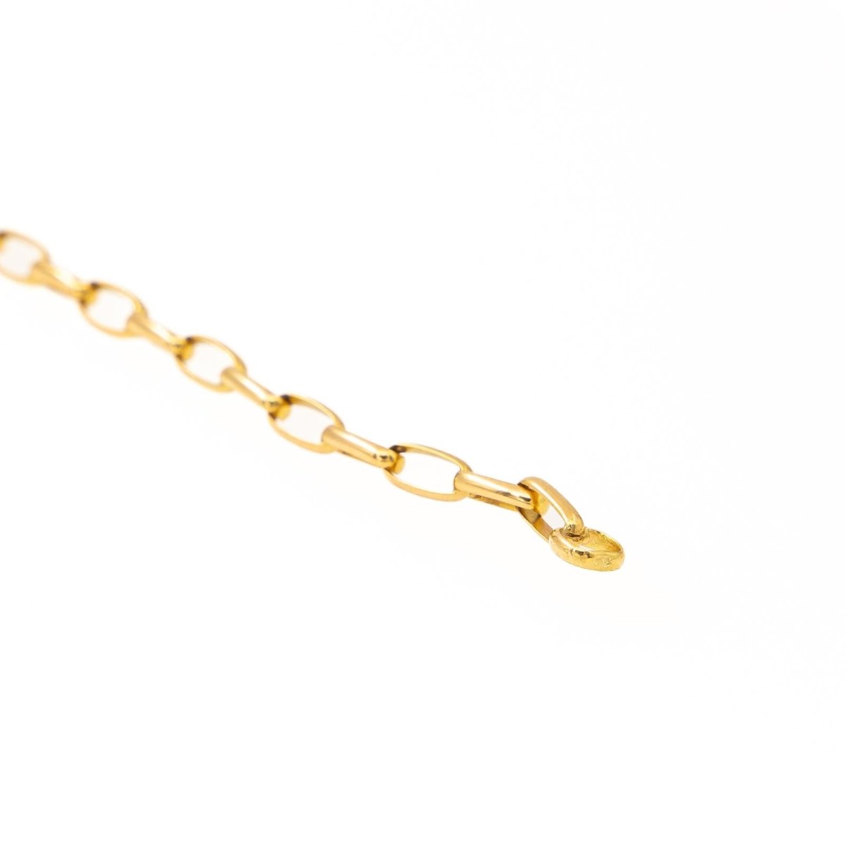 Collier Chaîne maille forçat en or jaune - Castafiore