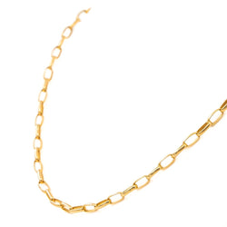 Collier Chaîne maille forçat en or jaune - Castafiore