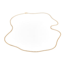 Collier Chaîne maille forçat en or jaune - Castafiore