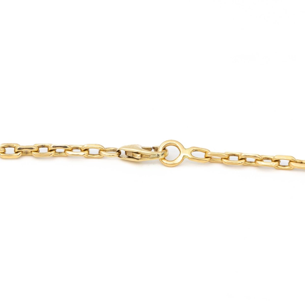 Collier Chaîne maille forçat en or jaune - Castafiore