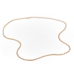 Collier Chaîne maille forçat en or jaune - Castafiore