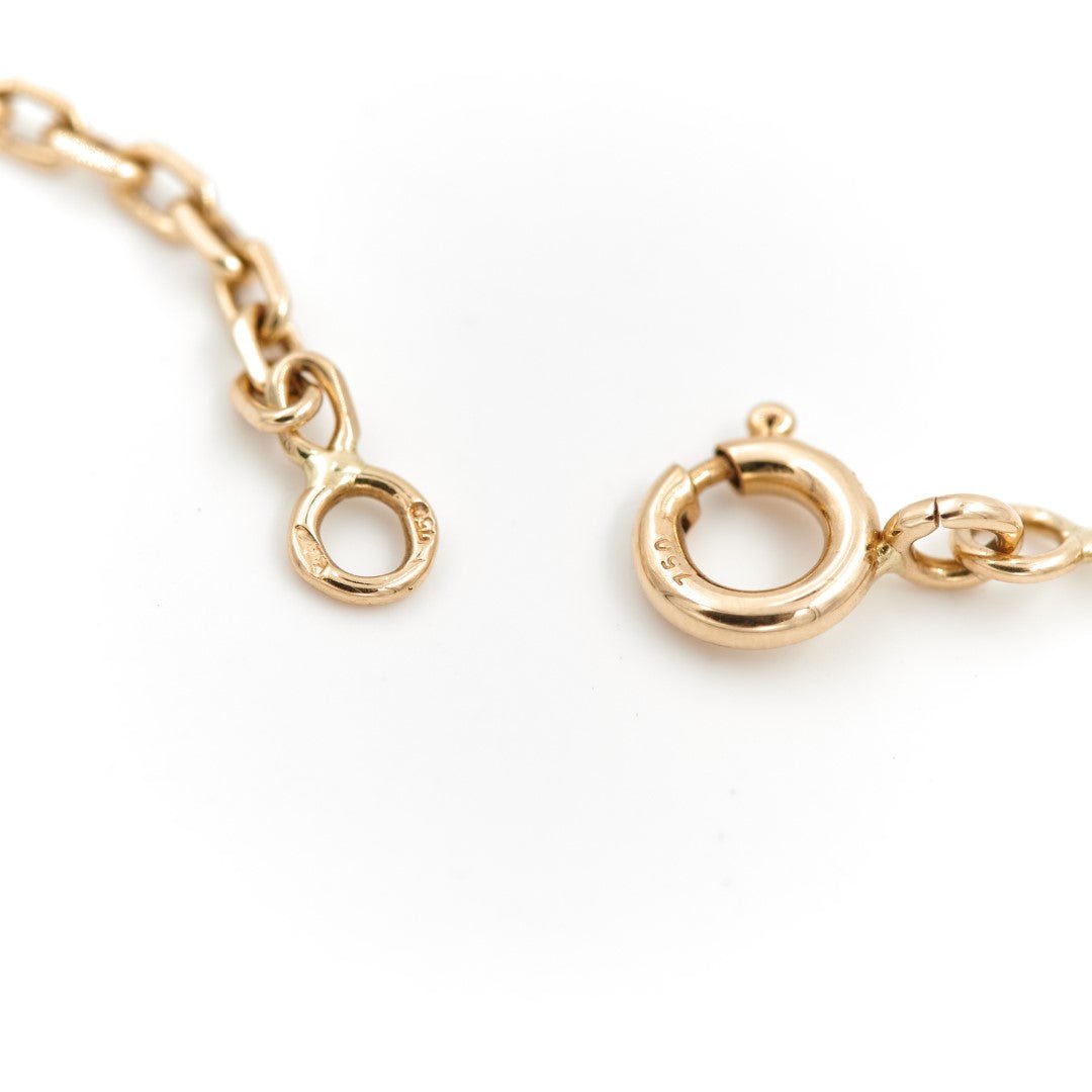 Collier Chaîne maille forçat en or jaune - Castafiore