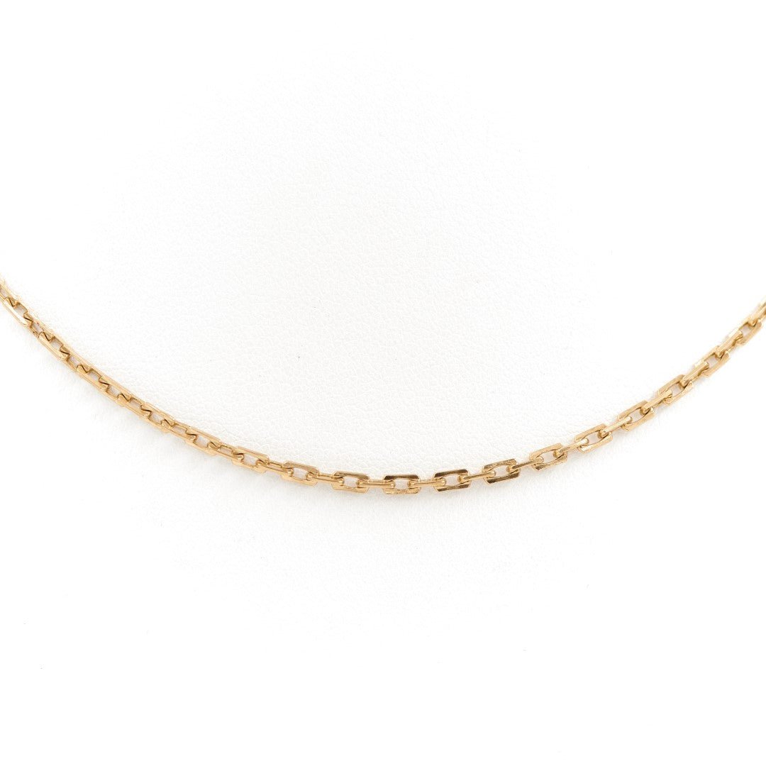 Collier Chaîne maille forçat en or jaune - Castafiore