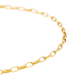 Collier Chaîne maille forçat en or jaune - Castafiore