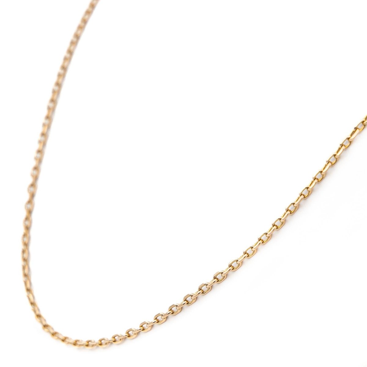 Collier Chaîne maille forçat en or jaune - Castafiore