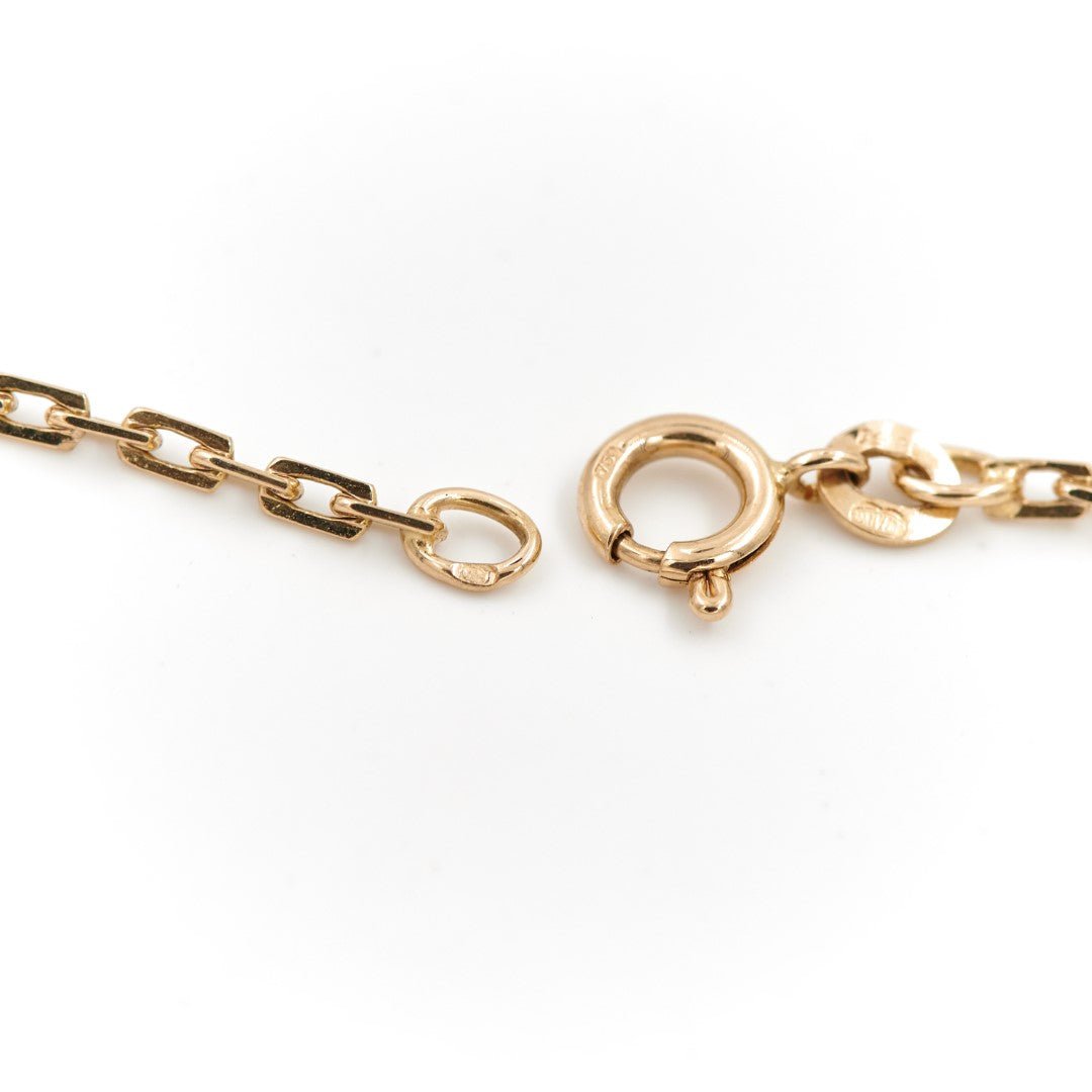 Collier Chaîne maille forçat en or jaune - Castafiore