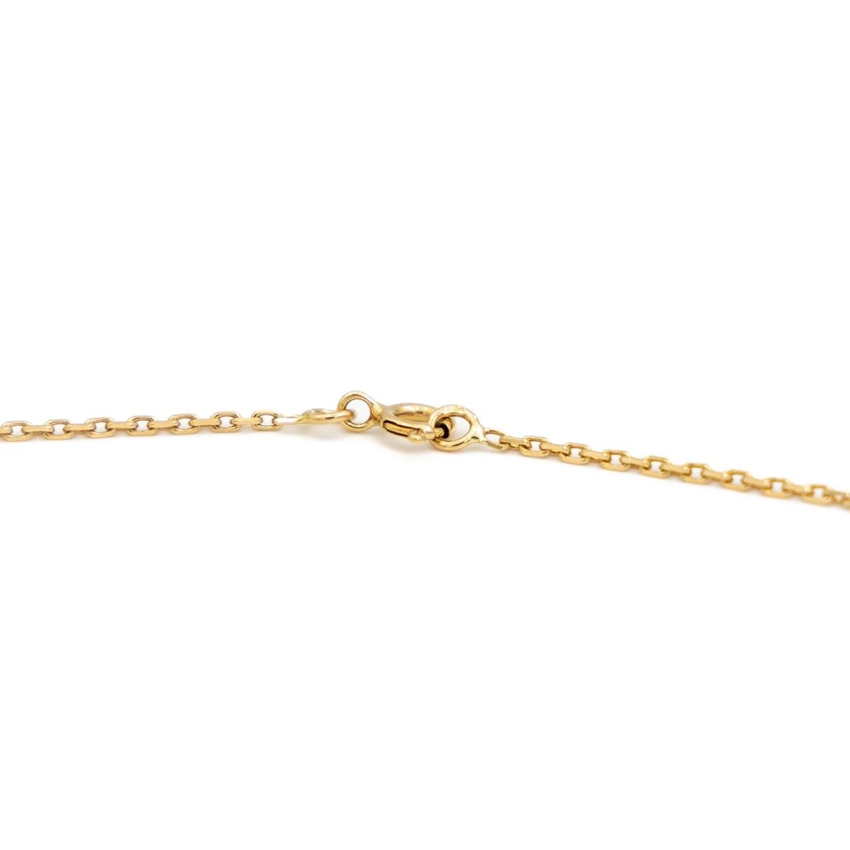 Collier Chaîne maille forçat en or jaune - Castafiore