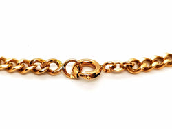 Collier Chaîne maille gourmette en or jaune - Castafiore