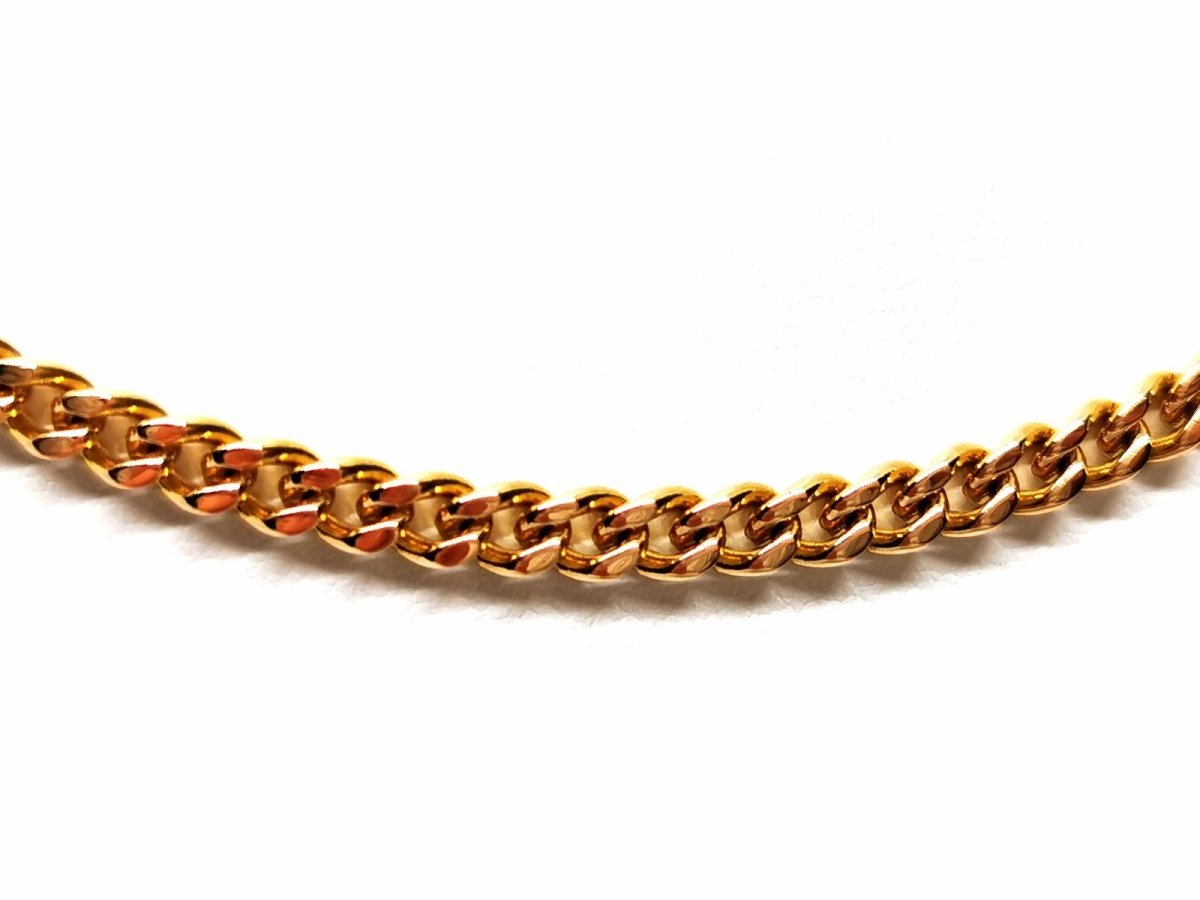 Collier Chaîne maille gourmette en or jaune - Castafiore