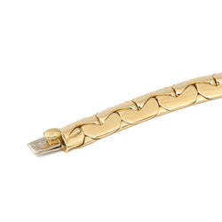 Collier Chaîne maille haricot en or jaune - Castafiore