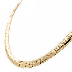 Collier Chaîne maille haricot en or jaune - Castafiore