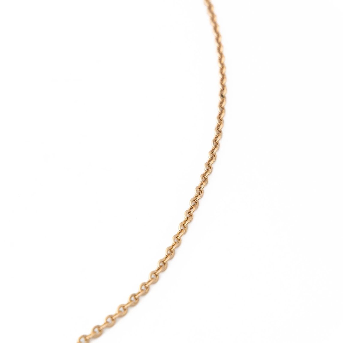Collier Chaîne maille jaseron en or jaune - Castafiore