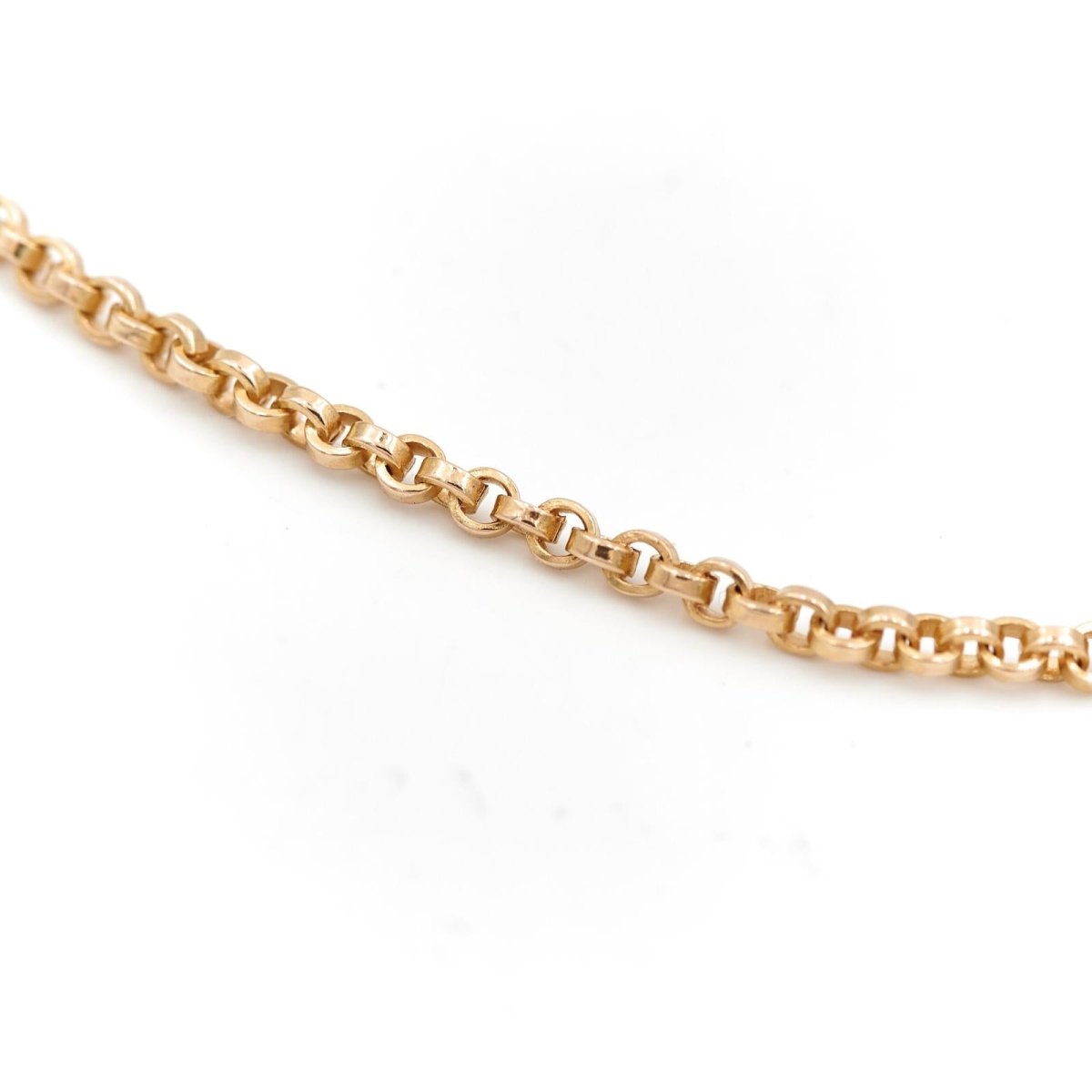 Collier Chaîne maille jaseron en or jaune - Castafiore