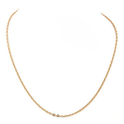 Collier Chaîne maille jaseron en or jaune - Castafiore