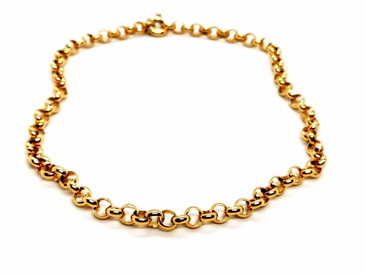 Collier Chaîne maille jaseron en or jaune - Castafiore