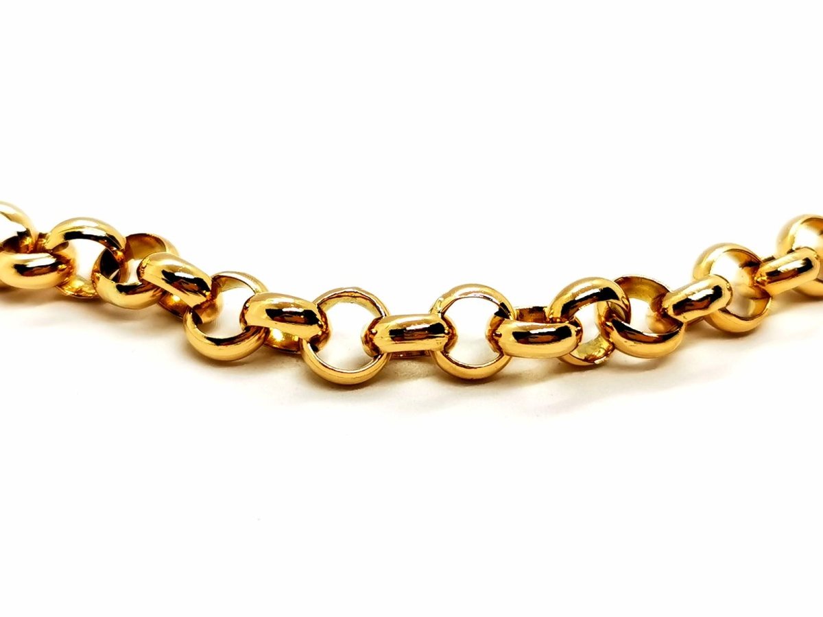Collier Chaîne maille jaseron en or jaune - Castafiore