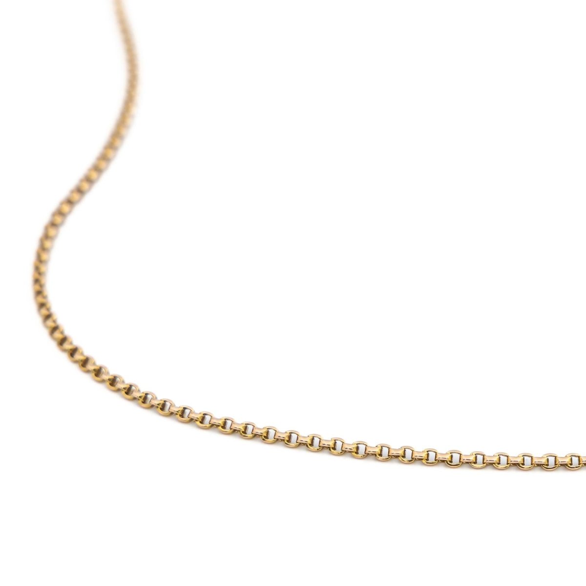 Collier Chaîne maille jaseron en or jaune - Castafiore