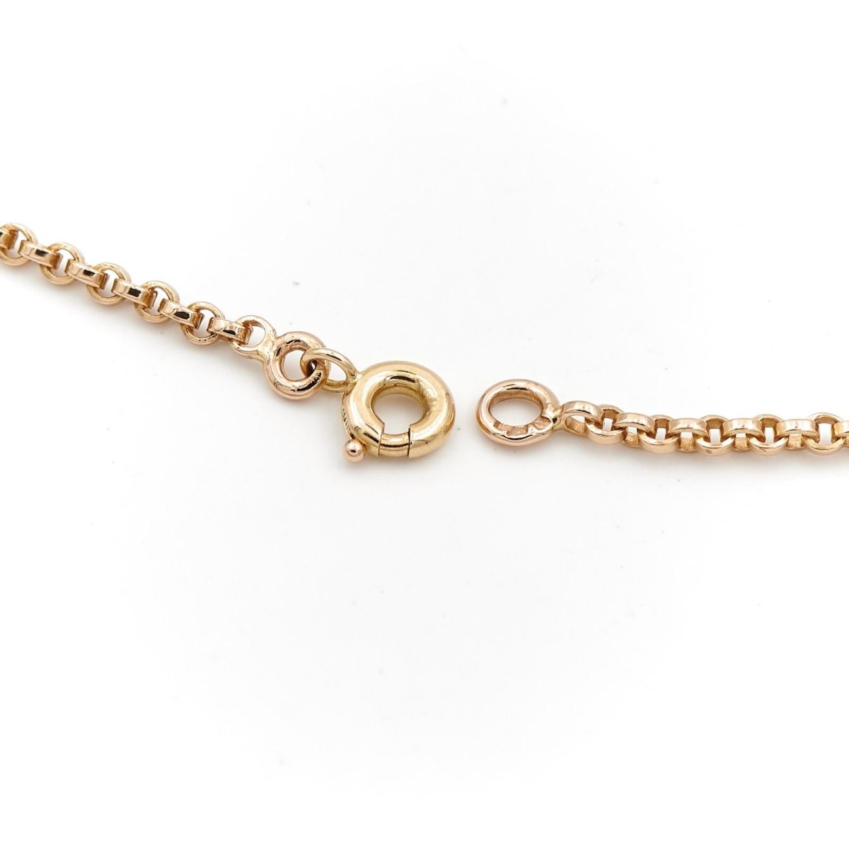 Collier Chaîne maille jaseron en or jaune - Castafiore