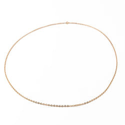 Collier Chaîne maille jaseron en or jaune - Castafiore